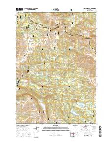 Shell Reservoir Wyoming Current topographic map, 1:24000 scale, 7.5 X 7.5 Minute, Year 2015