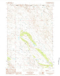 Shepard Reservoir Wyoming Historical topographic map, 1:24000 scale, 7.5 X 7.5 Minute, Year 1984