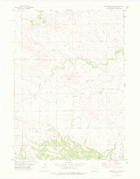 Shepherds Point Wyoming Historical topographic map, 1:24000 scale, 7.5 X 7.5 Minute, Year 1978