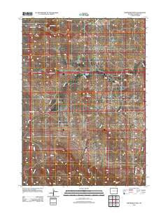 Shepherds Point Wyoming Historical topographic map, 1:24000 scale, 7.5 X 7.5 Minute, Year 2012