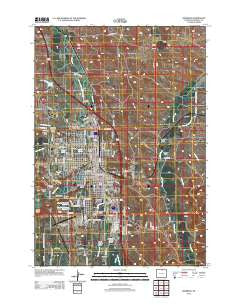 Sheridan Wyoming Historical topographic map, 1:24000 scale, 7.5 X 7.5 Minute, Year 2012