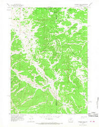 Sheridan Pass Wyoming Historical topographic map, 1:24000 scale, 7.5 X 7.5 Minute, Year 1965