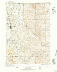Sheridan Wyoming Historical topographic map, 1:125000 scale, 30 X 30 Minute, Year 1909