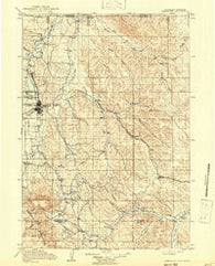 Sheridan Wyoming Historical topographic map, 1:125000 scale, 30 X 30 Minute, Year 1911
