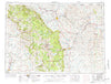 Sheridan Wyoming Historical topographic map, 1:250000 scale, 1 X 2 Degree, Year 1955
