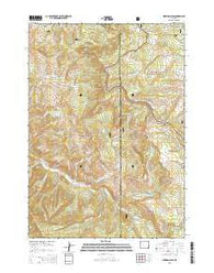 Sheridan Pass Wyoming Current topographic map, 1:24000 scale, 7.5 X 7.5 Minute, Year 2015