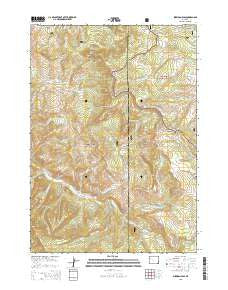 Sheridan Pass Wyoming Current topographic map, 1:24000 scale, 7.5 X 7.5 Minute, Year 2015