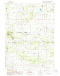 Sherman Mountains East Wyoming Historical topographic map, 1:24000 scale, 7.5 X 7.5 Minute, Year 1987