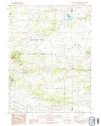 Sherman Mountains East Wyoming Historical topographic map, 1:24000 scale, 7.5 X 7.5 Minute, Year 1987