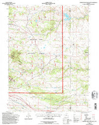 Sherman Mountains East Wyoming Historical topographic map, 1:24000 scale, 7.5 X 7.5 Minute, Year 1992