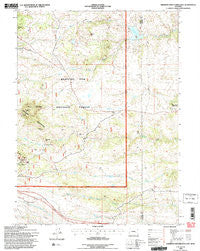 Sherman Mountains East Wyoming Historical topographic map, 1:24000 scale, 7.5 X 7.5 Minute, Year 1992