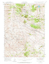 Sherman Mountains Wyoming Historical topographic map, 1:62500 scale, 15 X 15 Minute, Year 1948