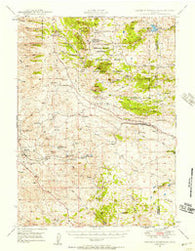 Sherman Mountains Wyoming Historical topographic map, 1:62500 scale, 15 X 15 Minute, Year 1948