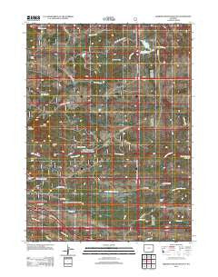 Sherman Mountains East Wyoming Historical topographic map, 1:24000 scale, 7.5 X 7.5 Minute, Year 2012
