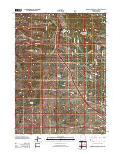 Sherman Mountains West Wyoming Historical topographic map, 1:24000 scale, 7.5 X 7.5 Minute, Year 2012
