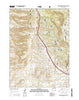 Sherman Mountains West Wyoming Current topographic map, 1:24000 scale, 7.5 X 7.5 Minute, Year 2015