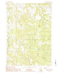 Sherrard Hill Wyoming Historical topographic map, 1:24000 scale, 7.5 X 7.5 Minute, Year 1984