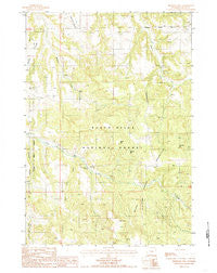 Sherrard Hill Wyoming Historical topographic map, 1:24000 scale, 7.5 X 7.5 Minute, Year 1984