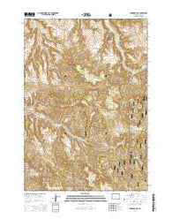 Sherrard Hill Wyoming Current topographic map, 1:24000 scale, 7.5 X 7.5 Minute, Year 2015