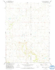 Sherrill Hills Wyoming Historical topographic map, 1:24000 scale, 7.5 X 7.5 Minute, Year 1978