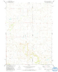 Sherrill Hills Wyoming Historical topographic map, 1:24000 scale, 7.5 X 7.5 Minute, Year 1978