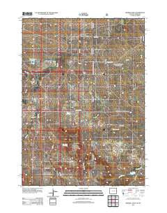 Sherrill Hills Wyoming Historical topographic map, 1:24000 scale, 7.5 X 7.5 Minute, Year 2012