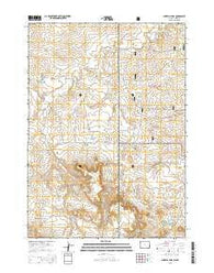 Sherrill Hills Wyoming Current topographic map, 1:24000 scale, 7.5 X 7.5 Minute, Year 2015