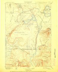 Shoshone Wyoming Historical topographic map, 1:125000 scale, 30 X 30 Minute, Year 1908