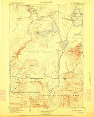 Shoshone Wyoming Historical topographic map, 1:125000 scale, 30 X 30 Minute, Year 1911