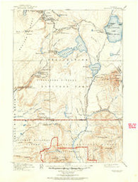 Shoshone Wyoming Historical topographic map, 1:125000 scale, 30 X 30 Minute, Year 1911