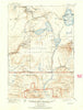 Shoshone Wyoming Historical topographic map, 1:125000 scale, 30 X 30 Minute, Year 1911