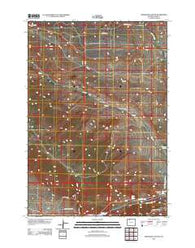 Shoshone Canyon Wyoming Historical topographic map, 1:24000 scale, 7.5 X 7.5 Minute, Year 2012