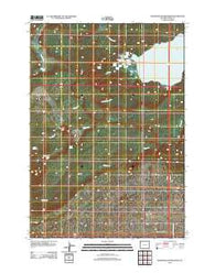 Shoshone Geyser Basin Wyoming Historical topographic map, 1:24000 scale, 7.5 X 7.5 Minute, Year 2012