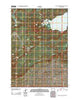 Shoshone Geyser Basin Wyoming Historical topographic map, 1:24000 scale, 7.5 X 7.5 Minute, Year 2012