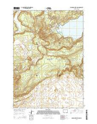 Shoshone Geyser Basin Wyoming Current topographic map, 1:24000 scale, 7.5 X 7.5 Minute, Year 2015