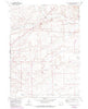 Shute Creek Lake Wyoming Historical topographic map, 1:24000 scale, 7.5 X 7.5 Minute, Year 1969
