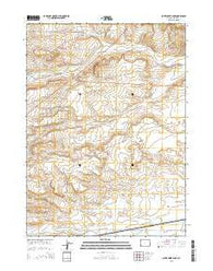 Shute Creek Lake Wyoming Current topographic map, 1:24000 scale, 7.5 X 7.5 Minute, Year 2015