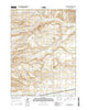 Shute Creek Lake Wyoming Current topographic map, 1:24000 scale, 7.5 X 7.5 Minute, Year 2015
