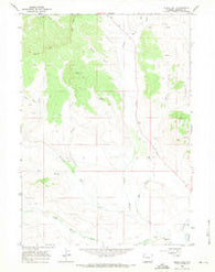 Signal Hill Wyoming Historical topographic map, 1:24000 scale, 7.5 X 7.5 Minute, Year 1966