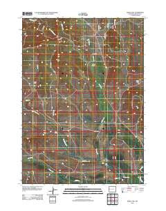 Signal Hill Wyoming Historical topographic map, 1:24000 scale, 7.5 X 7.5 Minute, Year 2012