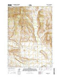 Signal Hill Wyoming Current topographic map, 1:24000 scale, 7.5 X 7.5 Minute, Year 2015