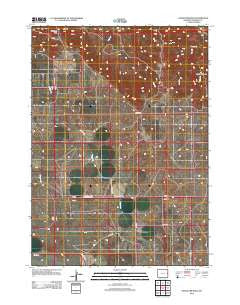 Signature Rock Wyoming Historical topographic map, 1:24000 scale, 7.5 X 7.5 Minute, Year 2012