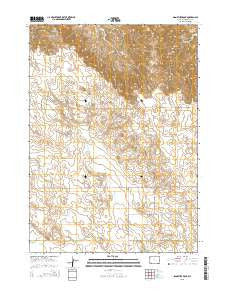 Signature Rock Wyoming Current topographic map, 1:24000 scale, 7.5 X 7.5 Minute, Year 2015
