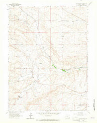 Silver Crown Wyoming Historical topographic map, 1:24000 scale, 7.5 X 7.5 Minute, Year 1962