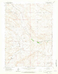 Silver Crown Wyoming Historical topographic map, 1:24000 scale, 7.5 X 7.5 Minute, Year 1962