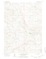 Silver Crown Wyoming Historical topographic map, 1:24000 scale, 7.5 X 7.5 Minute, Year 1962