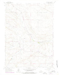 Silver Crown Wyoming Historical topographic map, 1:24000 scale, 7.5 X 7.5 Minute, Year 1962