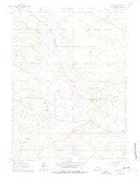 Silver Crown Wyoming Historical topographic map, 1:24000 scale, 7.5 X 7.5 Minute, Year 1962