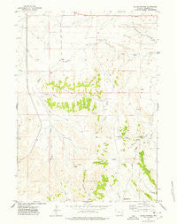Silver Springs Wyoming Historical topographic map, 1:24000 scale, 7.5 X 7.5 Minute, Year 1974