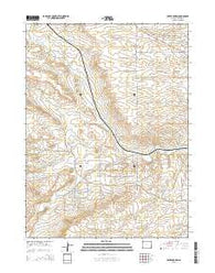 Silver Crown Wyoming Current topographic map, 1:24000 scale, 7.5 X 7.5 Minute, Year 2015